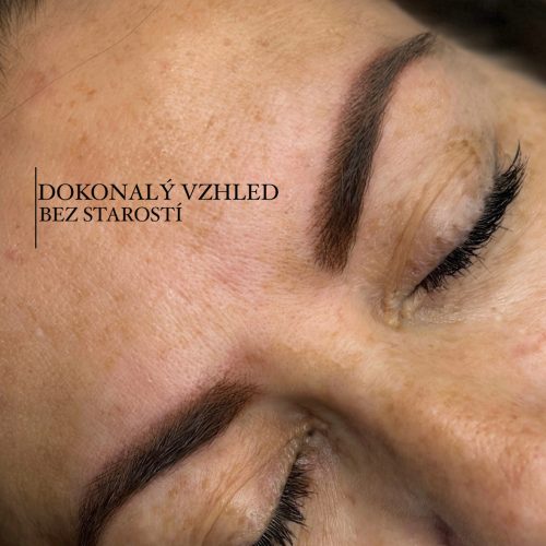 permanentní make-up laminace obočí a řas v Ústí nad Labem